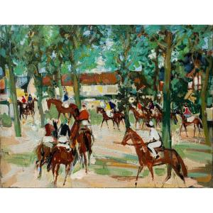 Pierre Gaillardot (1910-2002) - Return From Shopping