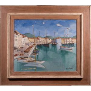 Franck Sloan (1900-1984) - Port Du Midi