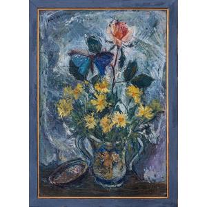 Yolande Ardissone (1927-2024) - Bouquet With Butterfly 