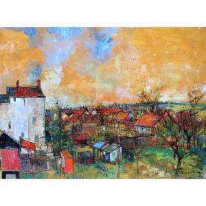 Jean Commère (1920-1986) - Suburban Gardens