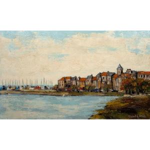 Michel De Alvis (1933- ) - Corsican Morning, Saint Florent 