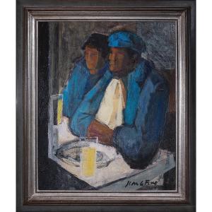 Jean Lefevre (xxth) - At The Café