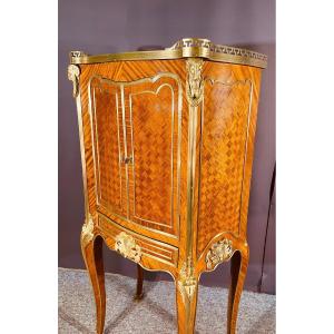 Louis XV Furniture, With Heads Of Goats, 19th Century