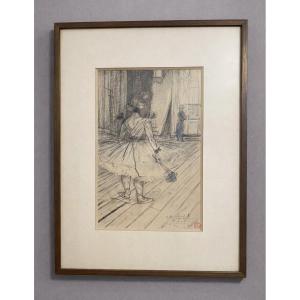 Drawing By Henri Toulouse-lautrec In 1899, Reproduced By Daniel Jacomet 