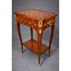 Queen's Marquetry Coffee Table, 19th Century