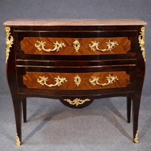 Louis XV Chest Of Drawers, Stamped Birclet (1735-1776)