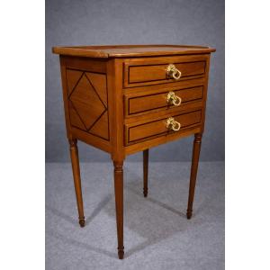 Naive Flower Chest Of Drawers, 18th Century