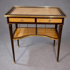 Louis XVI Writing Table, Jean-françois Leleu, 18th Century