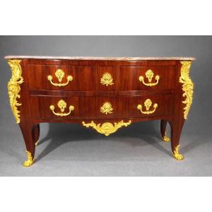 Regency Chest Of Drawers, Cressent Style, 18th Century