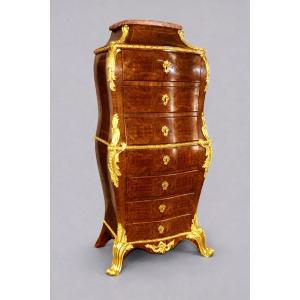 Louis XV Chest Of Drawers, 19th Century 