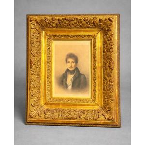 Framed Watercolor, Signed, Dated 1829