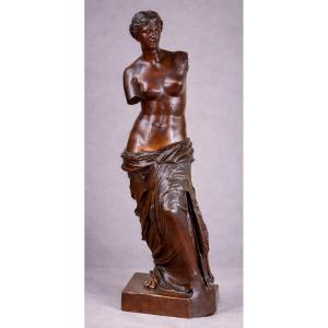 Bronze Venus De Milo, H 105 Cm, 19th Century 