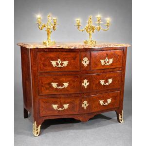 Regency Marquetry Commode, Mid-18th Century 