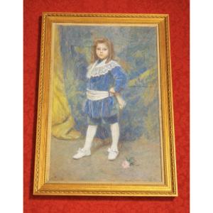 Pastel Signed Maurice Eliot, Dated 1906