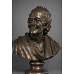 Bronze Bust Signed Barbedienne, 19th Century 
