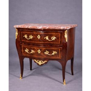 Louis XV Style Commode, Curved, 18th Century 