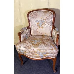 Bergère à Coussin , Stamped , 18th Century