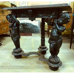 Console With Puttis, Early Nineteenth Century