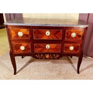 Commode With Ressaut, Transition Period Of The Eighteenth Century