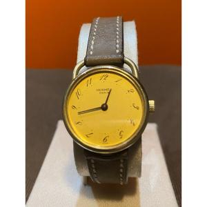 Hermes Arceau Watch 25mm Solid Gold Case