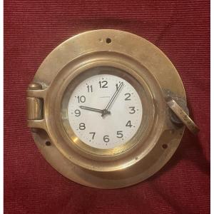 Small Naval Officer's Cabin Clock By J. Auricoste 