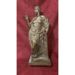 "euterpe", Antique-style Bronze By Barbédienne