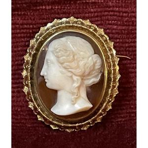 19th Century Gold And Agate Cameo 