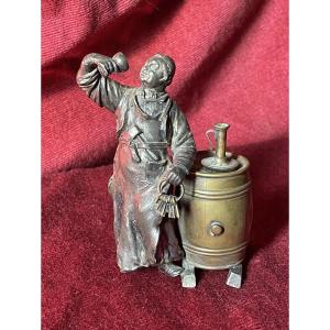 Small Silver-plated Metal Figurine By Wmf