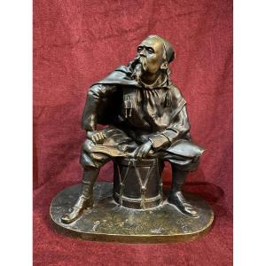 "zouave", Bronze By Kampf, 19th Century 