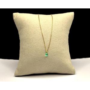 Green Garnet Pendant Chain