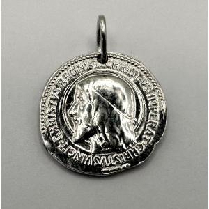 Christ And Alpha Omega Silver Medal