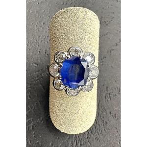 Marguerite Saphir Diamond In Platinum