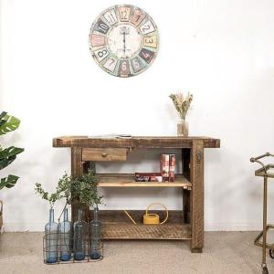 Old Workbench With A Drawer