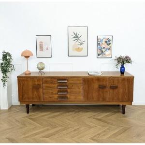 Scandinavian Sideboard In Teak 60's