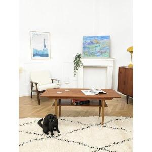 Scandinavian Coffee Table Double Tray