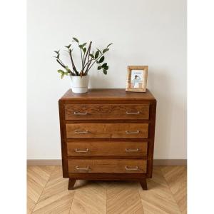 Vintage Oak Chest Of Drawers