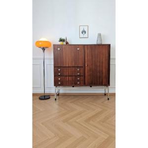 Vintage High Sideboard Attributed To Werner Wolfers
