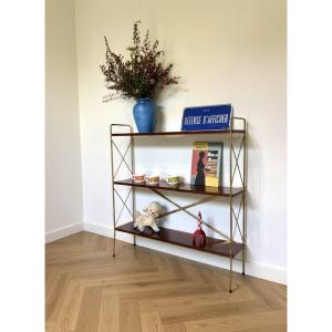 Vintage Wire Shelf On Legs