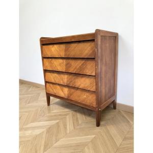 Old Vintage Wooden Chest Of Drawers