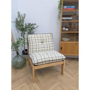 Vintage Solid Wood Fireside Chair