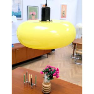 Vintage Yellow Pendant Light