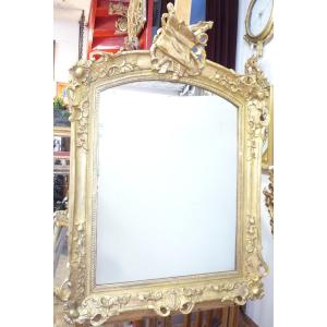 Regency Period Mirror In Gilded Wood