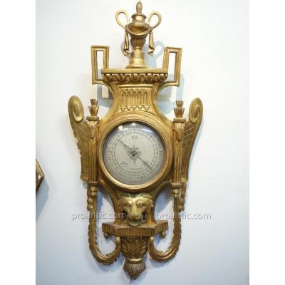 Vintage Barometer Louis XVI