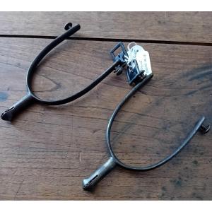 Pair Of Regulation Spurs For Cavalry Troops, Model 1900