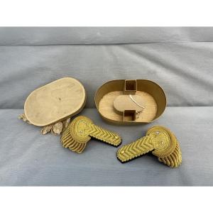 Pair Of General Epaulets Of Brigade 3rd Republic.