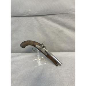 Spanish Travel Pistol Or Officer's Pistol Converted To Percussion 