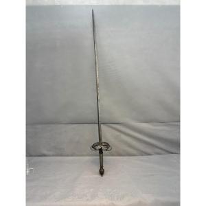 Long Combat Or Dueling Sword, Known As A Brette, 17th Century 