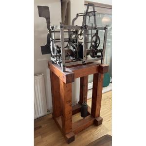 Rare 17th Century Steeple Or Building Cage Clock