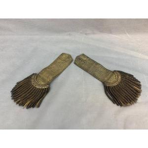 Pair Of Marechal De Camp Folks Late 18th Century