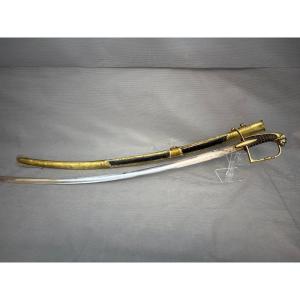 Sabre d'Officier De Cavalerie Legere Hussard End XVIII Siecle